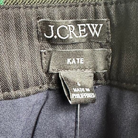 J Crew Kate Straight Leg Pant in Stewart Tartan Plaid Pants Wool Blend NWT - Picture 8 of 9